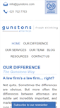 Mobile Screenshot of gunstons.com